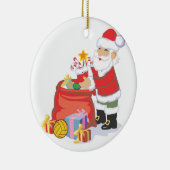Water Polo Santa Ornament (Rechts)
