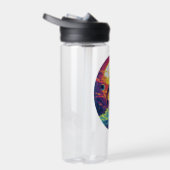 Water Polo Speler Kleurrijke Waterpolo Waterfles (Rechts)