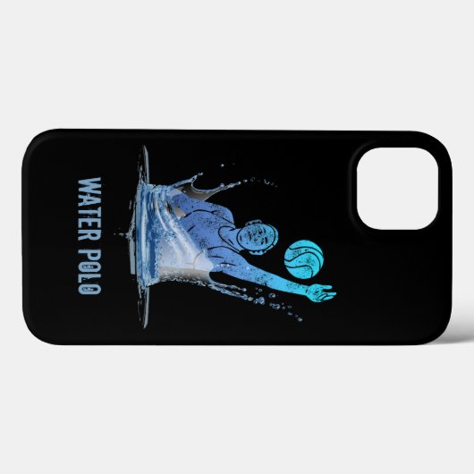 Water Polo  sporter met bal Case-Mate iPhone Case (Achterkant (horizontaal))
