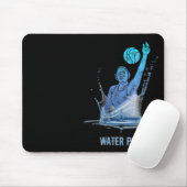 Water Polo sporter met bal Muismat (Met muis)
