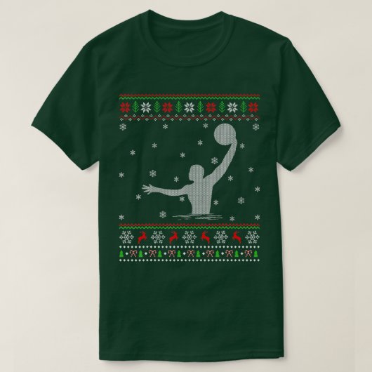 Water Polo Sports Lover Xmas Ugly Water Polo Chris (Design voorkant)