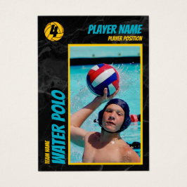 Water Polo Trading Card Visitekaartje