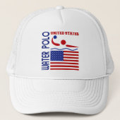 Water Polo Verenigde Staten Trucker Pet (Voorkant)
