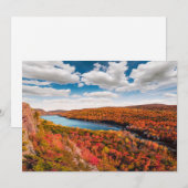 Water Porcupine Mountains Michigan Bedankkaart (Voorkant / Achterkant)