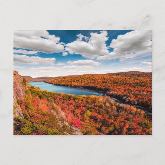 Water Porcupine Mountains Michigan Briefkaart (Voorkant)