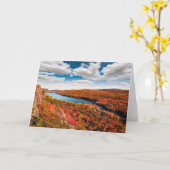 Water Porcupine Mountains Michigan Kaart (Gele Bloem)