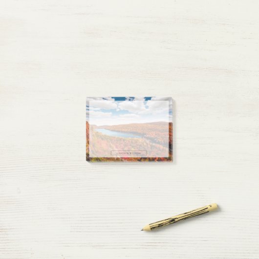 Water Porcupine Mountains Michigan Post-it® Notes (Op bureau)