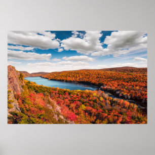 Water Porcupine Mountains Michigan Poster