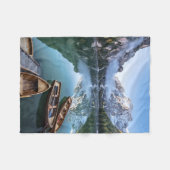 Water Pragser Wildsee Dolomieten Italy Fleece Deken (Voorkant (Horizontaal))
