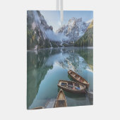 Water Pragser Wildsee Dolomieten Italy Glas Ornament (Voorkant Rechts)