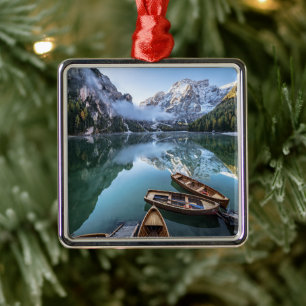 Water Pragser Wildsee Dolomieten Italy Metalen Ornament