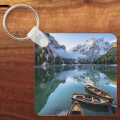 Water Pragser Wildsee Dolomieten Italy Sleutelhanger (Voorkant)