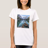 Water Pragser Wildsee Dolomieten Italy T-shirt (Voorkant)