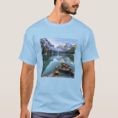 Water Pragser Wildsee Dolomieten Italy T-shirt (Voorkant)