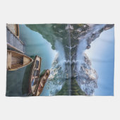 Water Pragser Wildsee Dolomieten Italy Theedoek (Horizontaal)