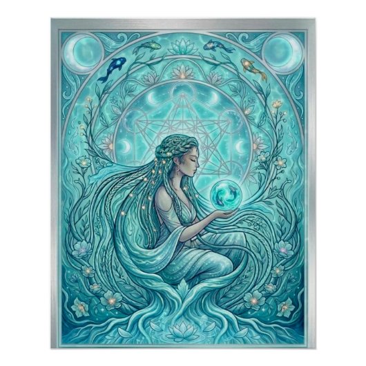Water Priestess Perfect Poster (Voorkant)