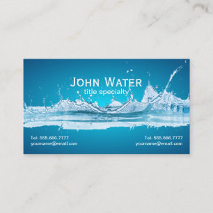 Water Professional Mini-Visitekaartje Visitekaartje