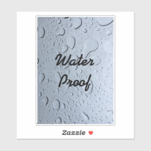 Water Proof Drops Splash Free Custom Artsy Cool Sticker