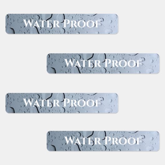 Water Proof Splash Free druppels Aangepast etiket Labels (Groep)