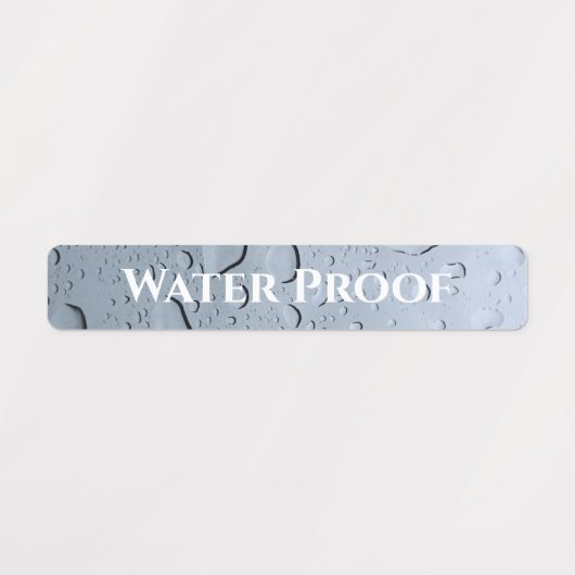 Water Proof Splash Free druppels Aangepast etiket Labels (Design 2)