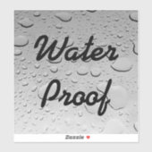 Water Proof Splash Free druppelt op aangepaste afk Sticker (Vel)