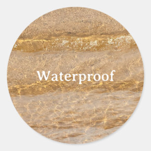 Water Proof Splash Gratis Pakket Label Sandy Beach