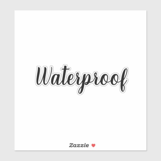 Water Proof Splash Gratis Pakket Label Simple 2024 (Vel)