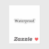 Water Proof Splash Gratis Pakket Label Simple Cool (Vel)