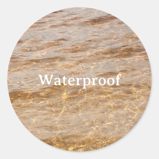 Water Proof Splash Gratis Pakket Label Trendy Cool (Voorkant)