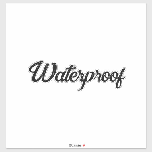 Water Proof Splash Gratis Pakket Label Trendy Cool (Vel)