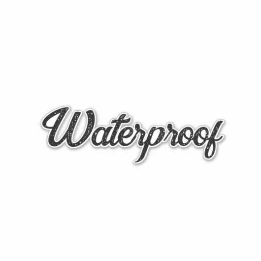 Water Proof Splash Gratis Pakket Label Trendy Cool (Voorkant)