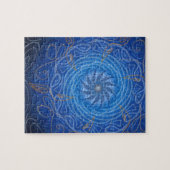 water (Psychedelische spirograaf) Legpuzzel (Horizontaal)