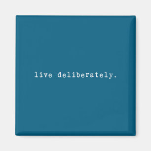 Water Quote Motivatie Sritueel - Leef Bewust Magneet