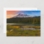 Water Rainier National Park, Washington, VS Briefkaart (Voorkant / Achterkant)