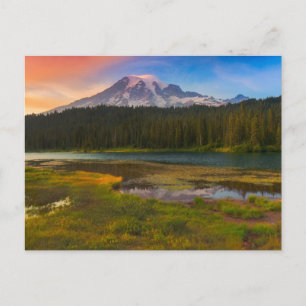 Water Rainier National Park, Washington, VS Briefkaart
