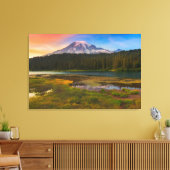 Water Rainier National Park, Washington, VS Canvas Afdruk (Insitu (Woonkamer))
