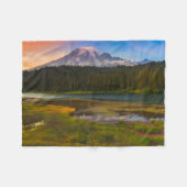 Water Rainier National Park, Washington, VS Fleece Deken (Voorkant (Horizontaal))