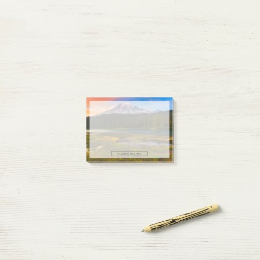 Water Rainier National Park, Washington, VS Post-it® Notes (Op bureau)