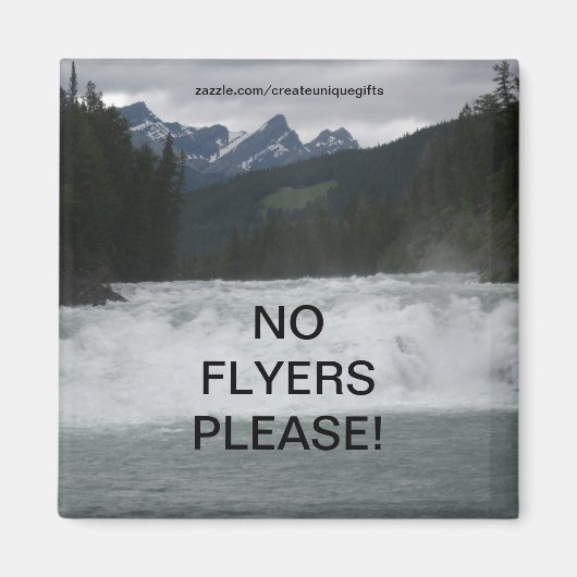 Water Rapid Geen Flyers Gelieve Magneet (Voorkant)