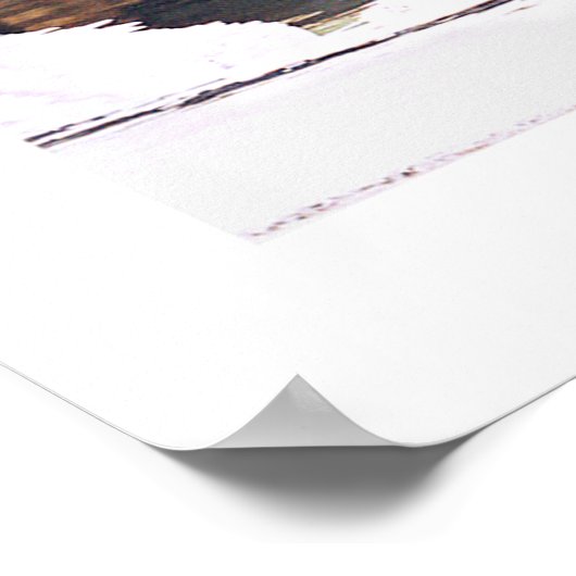 water...reflectie poster (Hoek)