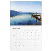 Water Reflections Watercolour Art Lake District Kalender (Mar 2026)