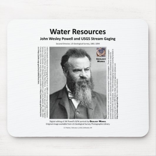 Water Resources II - John Wesley Powell Muismat (Voorkant)