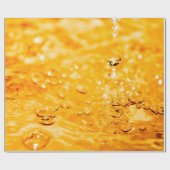 Water rimpel vloeistof schoon oppervlak cadeaupapier (Vlak)