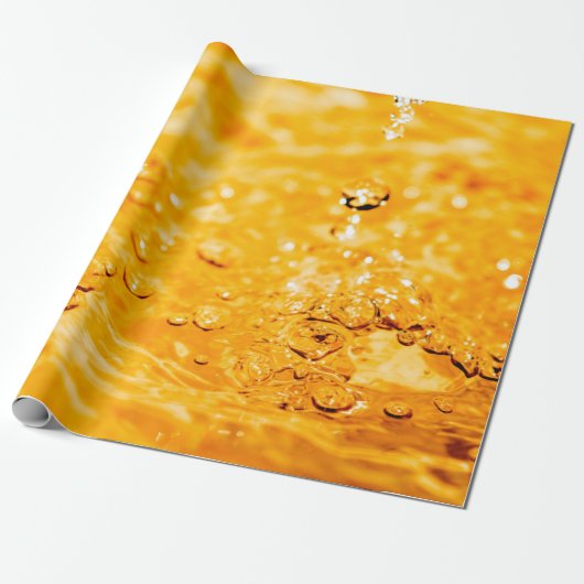 Water rimpel vloeistof schoon oppervlak cadeaupapier (Uitgerold)
