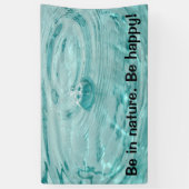 Water rimpelingen zijn in natuur banner (Verticaal)
