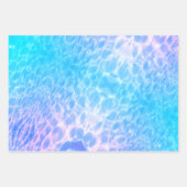 Water rimpelt watertextuur modern chic stylish inpakpapier vel (Voorkant)
