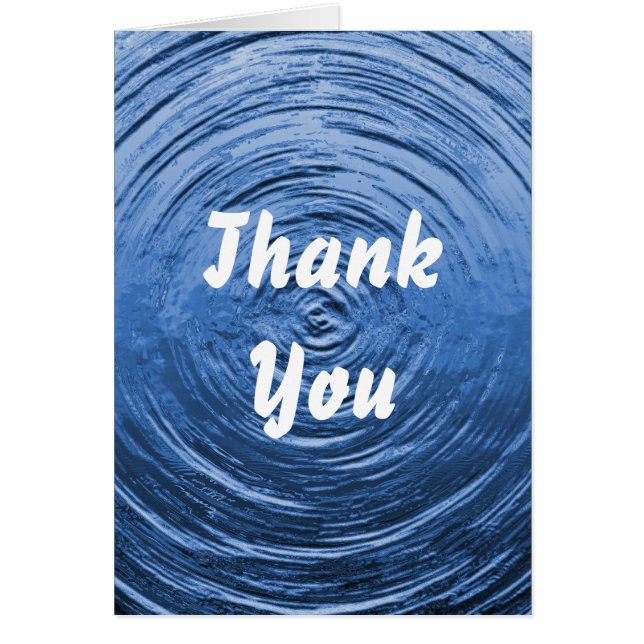 Water Ripple Blue (Voorkant)