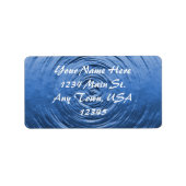 Water Ripple Blue Etiket (Voorkant)