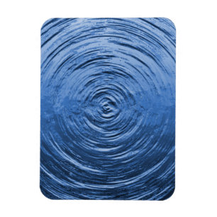Water Ripple Blue Magneet
