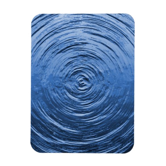 Water Ripple Blue Magneet (Verticaal)